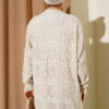 Floral Embroidered Knit Cardigan Stone - Imagen 3