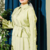 Buttoned Skirt Set with Belt and Pen Pocket Hazel - Afbeelding 5