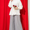 Floral Belted Shirt Ecru - Image 2