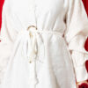 Floral Belted Shirt Ecru - Image 4