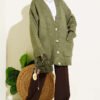 Double Pocket Buttoned Knit Cardigan Hazel - Imagen 2