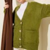 Double Pocket Buttoned Knit Cardigan Hazel - Imagen 5