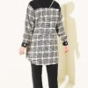 Double Pocket Flannel Shirt Black - Afbeelding 3