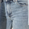 Double Pocket Palazzo Denim Pants Light Charcoal - Image 4
