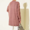 Striped Diamond Pattern Knit Tunic Rose Dust - Afbeelding 3