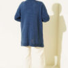 Striped Diamond Pattern Knit Tunic Indigo - Afbeelding 3