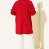Striped Diamond Pattern Knit Tunic Red - Afbeelding 3