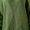 Striped Diamond Pattern Knit Tunic Nefti - immagine 4