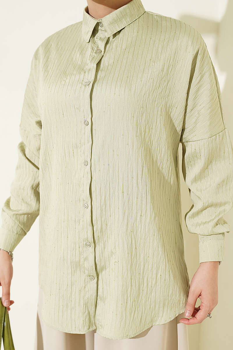 Vertical Stripe Basic Shirt Hazel - immagine 4