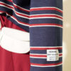 Striped French Terry Two-Thread Knit Tunic Navy Blue - Imagen 4