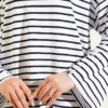 Striped Tunic with Arm Patches White – Bild 4