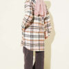 Striped Flannel Shirt Powder Pink - الصورة 3