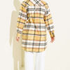 Striped Flannel Shirt Yellow - Image 3