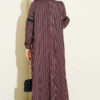 Lace-Trimmed Houndstooth Dress Rose Dust - immagine 3