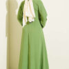 Lace Stone Detail Dress Pistachio Green – Bild 3