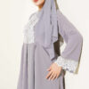 Lace Stone Detail Dress Grey – Bild 2