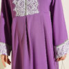 Lace Stone Detail Dress Purple – Bild 4