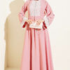 Lace Stone Detail Dress Powder Pink