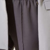 Slim Fit Waistband Trousers with Side Pockets Slate Grey - immagine 4