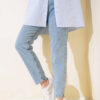 Slim Fit Mom Jeans Light Blue – Image 2