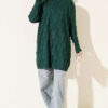 Patterned Gold-Button Mercerized Tunic Nefti – Bild 2