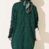 Patterned Gold-Button Mercerized Tunic Nefti – Bild 3