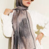 Patterned Liva Modal Crepe Shawl Beige - Image 6