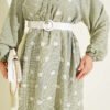 Checkered High Neck Tunic Green - Image 4