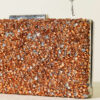 Rectangular Embellished Evening Clutch Bag Copper - الصورة 3