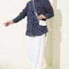 Vertical Stripe Basic Shirt Navy Blue - Imagen 2