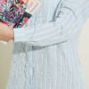 Vertical Stripe Basic Shirt Blue - Imagen 4