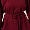 Double Sleeve Tie Tunic Burgundy – Bild 4