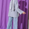 Double Sleeve Tie Tunic Slate Grey - Image 3