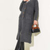 Button-Up Pocket Long Knit Cardigan Smoke – Bild 2