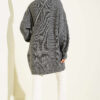 Buttoned Knit Detail Cardigan Smoke - Image 3