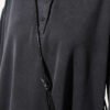 Button-up Collar Tencel Two-Piece Set Black - Imagen 4