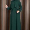 Dress & Matching Shawl Modest Two-Piece Set Emerald – Bild 3