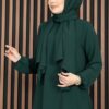 Dress & Matching Shawl Modest Two-Piece Set Emerald – Bild 2