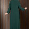 Dress & Matching Shawl Modest Two-Piece Set Emerald – Bild 4