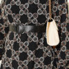 Gathered Hem Edge Patterned Chiffon Dress Mink - Image 4