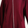 Zip-up Jogger Pants and Top Two-Piece Set Burgundy - Image 4