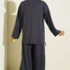 Zip-up Jogger Pants and Top Two-Piece Set Smoke – Image 3