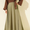 Zippered Tencel Flared Skirt Hazel