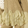 Ruffled Trim French Terry Two-Piece Set Oil Green - Imagen 4