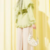 Ruffled Sailor Collar Tie Belt Shirt Hazel - immagine 3
