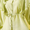 Ruffled Sailor Collar Tie Belt Shirt Hazel - immagine 4