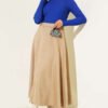 Ribbed Stretch Knit Sweater Saxon Blue - Image 3