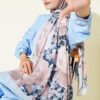 Bamboo Krash Shawl Ice Blue