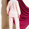 Ribbed Waistband with Drawstring Two-Piece Set Pink – Bild 3