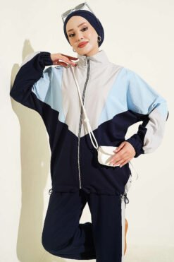 Alternative view of Two-Piece Set Navy Blue